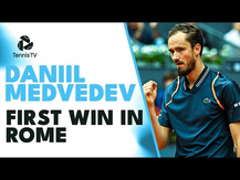 Daniil Medvedev's First Ever Win In Rome vs Emil Ruusuvuori | Rome 2023