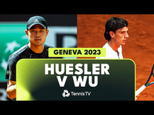Yibing Wu vs Marc-Andrea Huesler ROLLERCOASTER Final Set | Geneva 2023