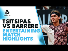 Stefanos Tsitsipas vs Gregoire Barrere Entertaining Match Highlights | Halle 2023