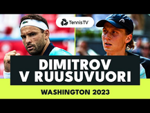 Grigor Dimitrov vs Emil Ruusuvuori | Washington 2023 Highlights
