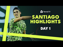 Diaz Acosta faces Cachin; Moutet, Coria & More In Action | Santiago 2024 Day 1 Highlights