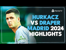 Hubert Hurkacz vs Jack Draper Highlights | Madrid 2024