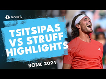 Stefanos Tsitsipas vs Jan-Lennard Struff Highlights | Rome 2024