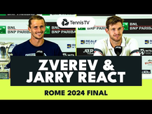 Alexander Zverev & Nicolas Jarry React To 2024 Rome Final ️